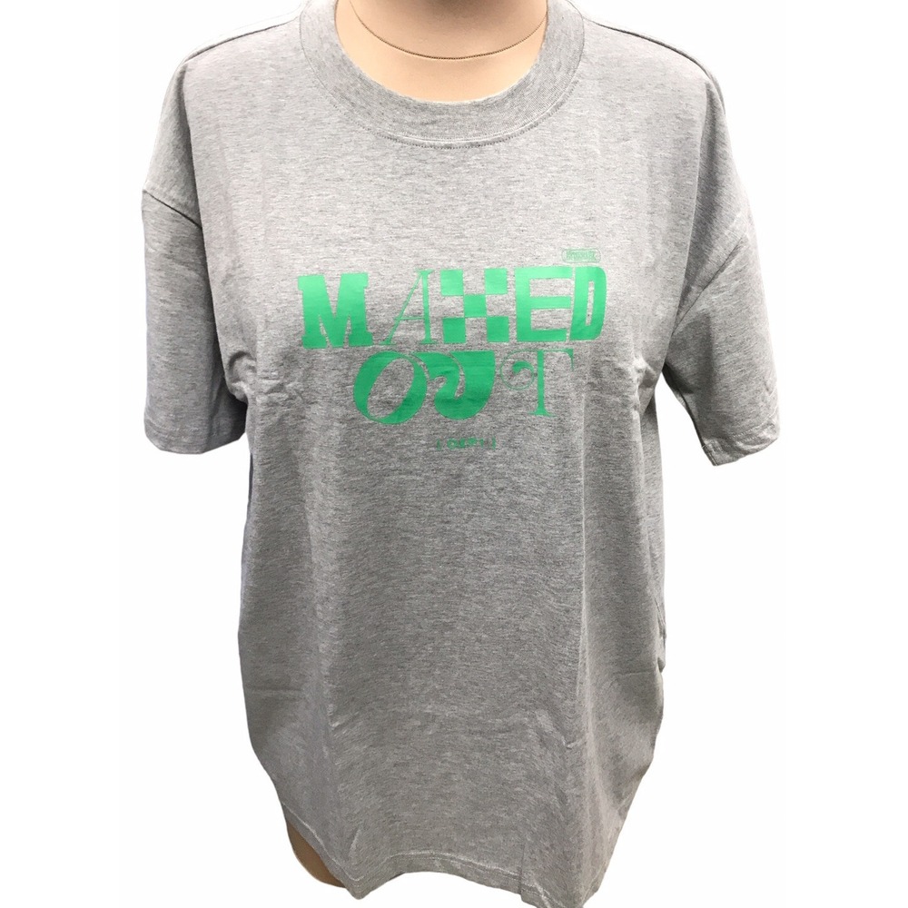 Gymshark Women's Maxed-Out  Oversized Short Sleeve T-Shirt Light Grey Marl